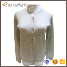 2016 pure cashmere plain knitted custom cardigans